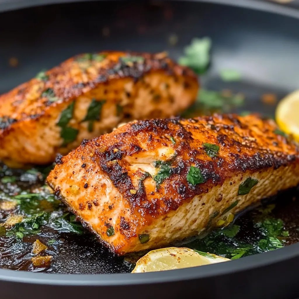 Blackened Cajun Stuffed Salmon