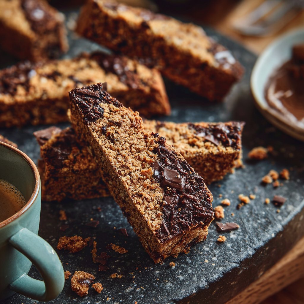 Chocolate Almond Biscotti
