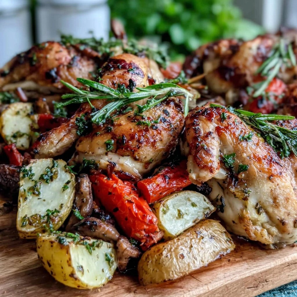 Healthy Chicken And Roasted Vegetables