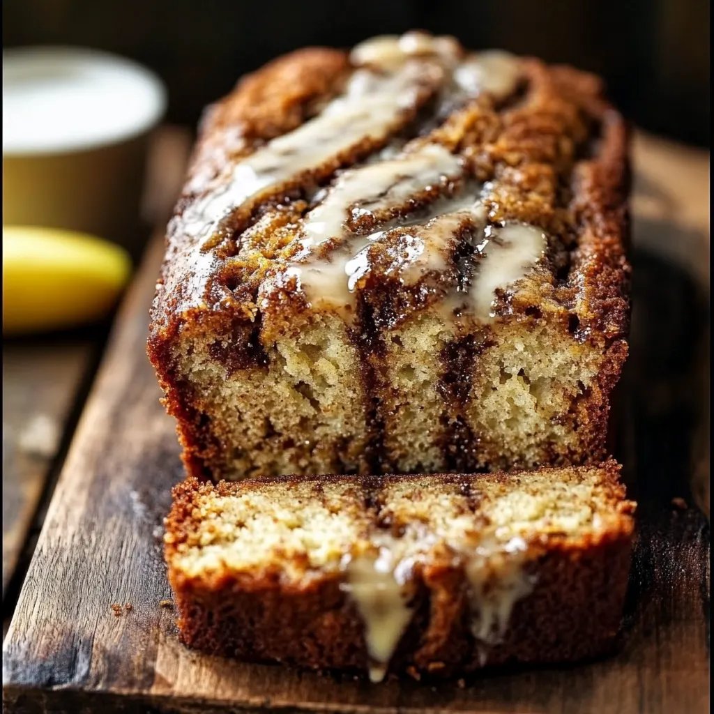 Homemade Cinnamon Swirl Banana Bread – Perfect for Brunch!