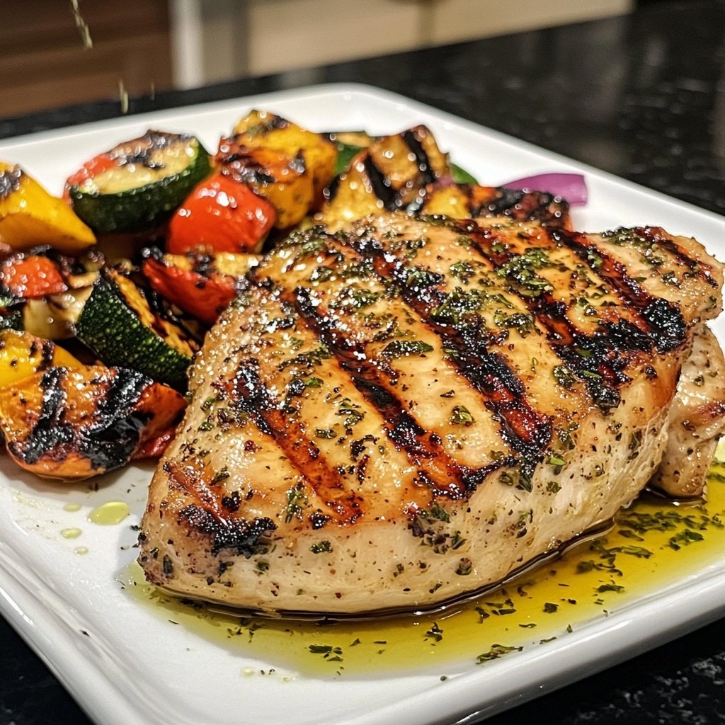 Grilled Chicken Breast Dinner