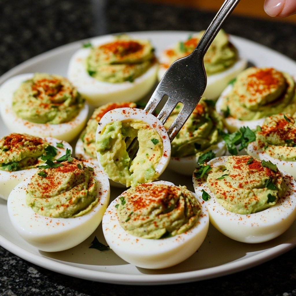 Avocado Deviled Eggs