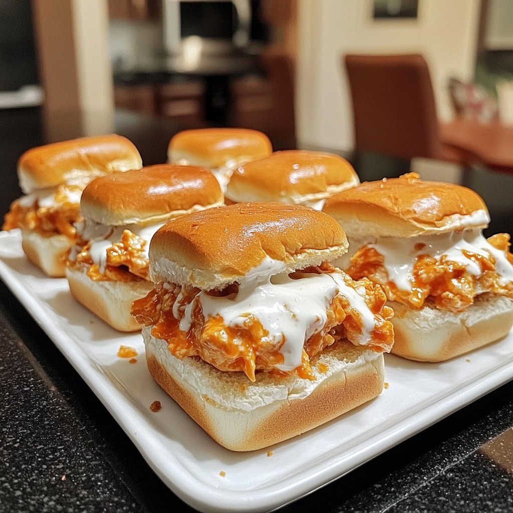 Buffalo Chicken Sliders