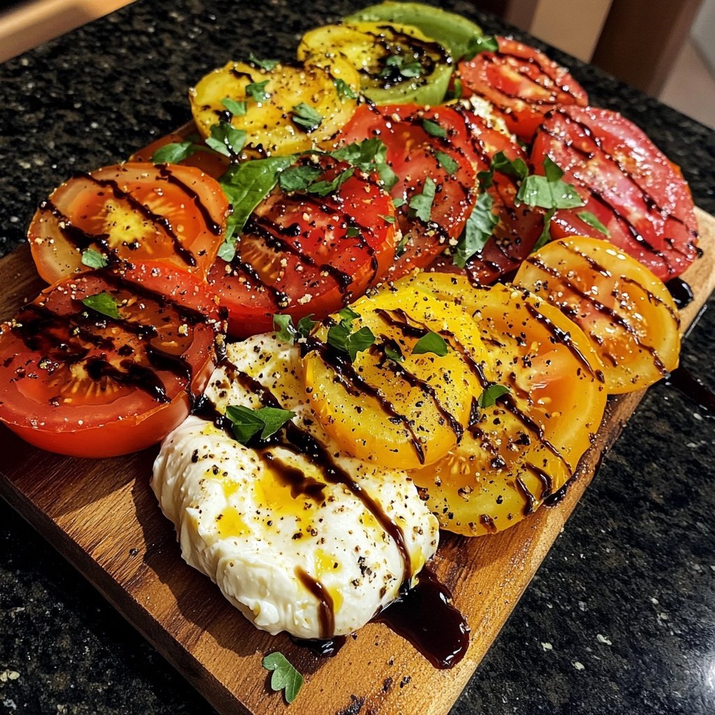 Romantic Tomato Burrata Salad