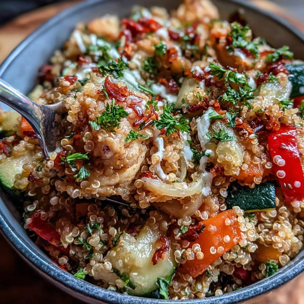 Healthy Chicken And Vegetable Quinoa