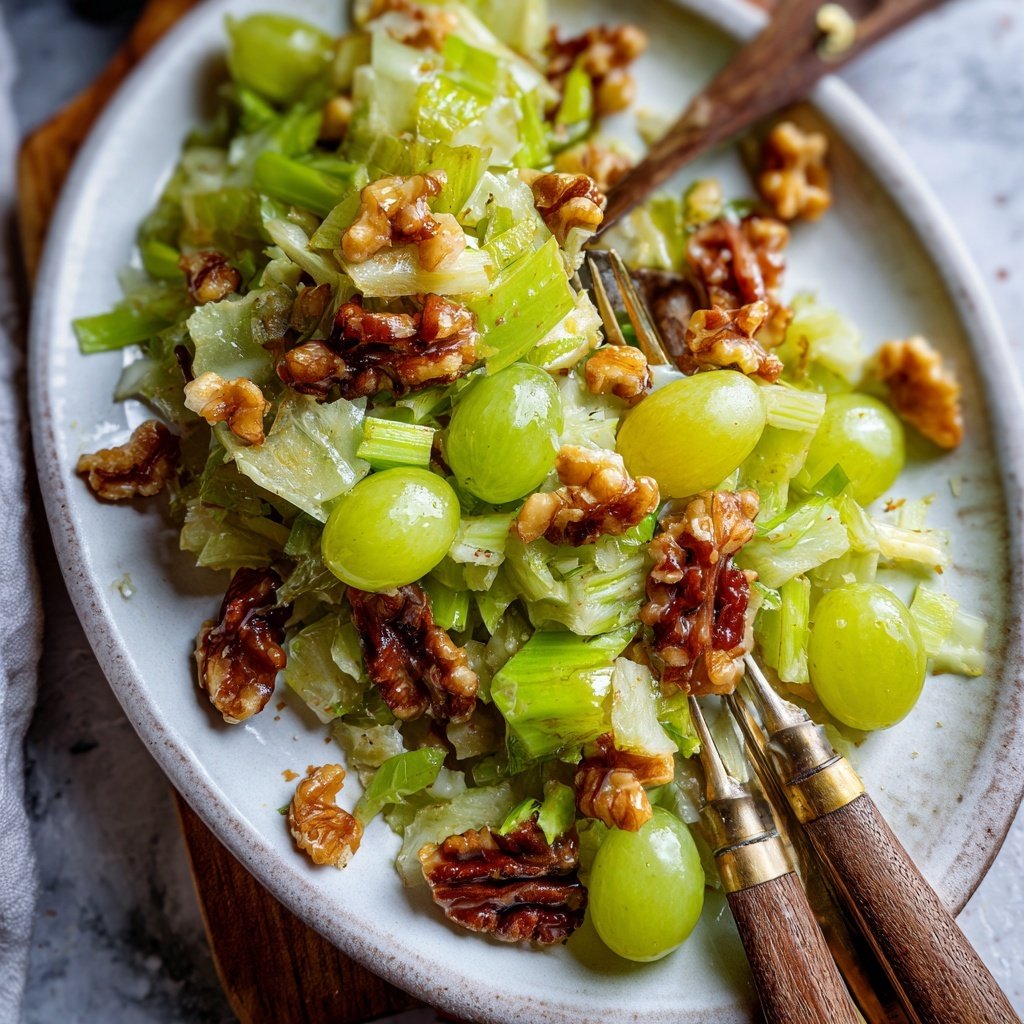 Celery Salad With Grapes And Walnuts